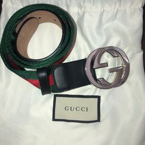 GUCCI web belt!